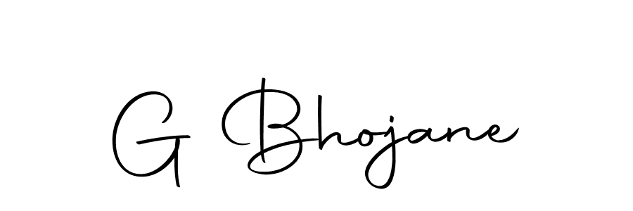 How to make G Bhojane name signature. Use Autography-DOLnW style for creating short signs online. This is the latest handwritten sign. G Bhojane signature style 10 images and pictures png