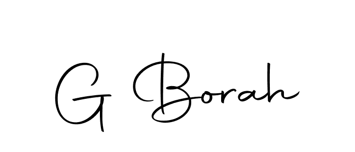 Design your own signature with our free online signature maker. With this signature software, you can create a handwritten (Autography-DOLnW) signature for name G Borah. G Borah signature style 10 images and pictures png