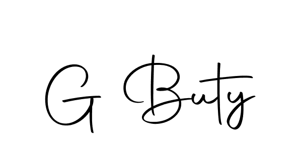 if you are searching for the best signature style for your name G Buty. so please give up your signature search. here we have designed multiple signature styles  using Autography-DOLnW. G Buty signature style 10 images and pictures png