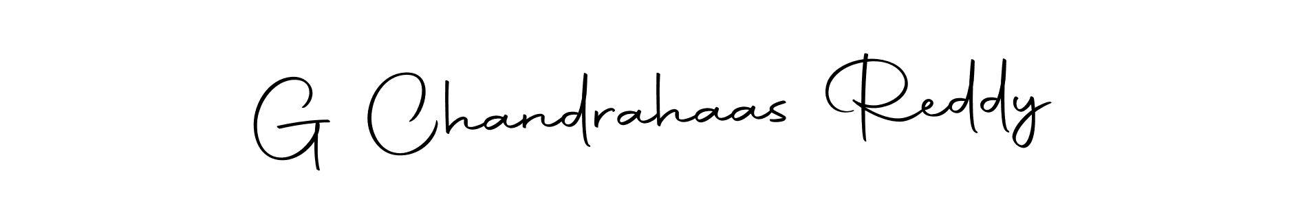 Make a beautiful signature design for name G Chandrahaas Reddy. Use this online signature maker to create a handwritten signature for free. G Chandrahaas Reddy signature style 10 images and pictures png