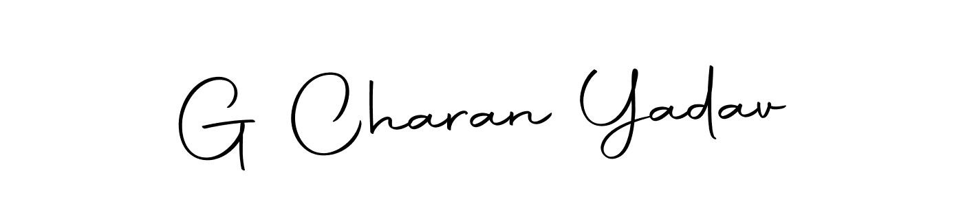 The best way (Autography-DOLnW) to make a short signature is to pick only two or three words in your name. The name G Charan Yadav include a total of six letters. For converting this name. G Charan Yadav signature style 10 images and pictures png