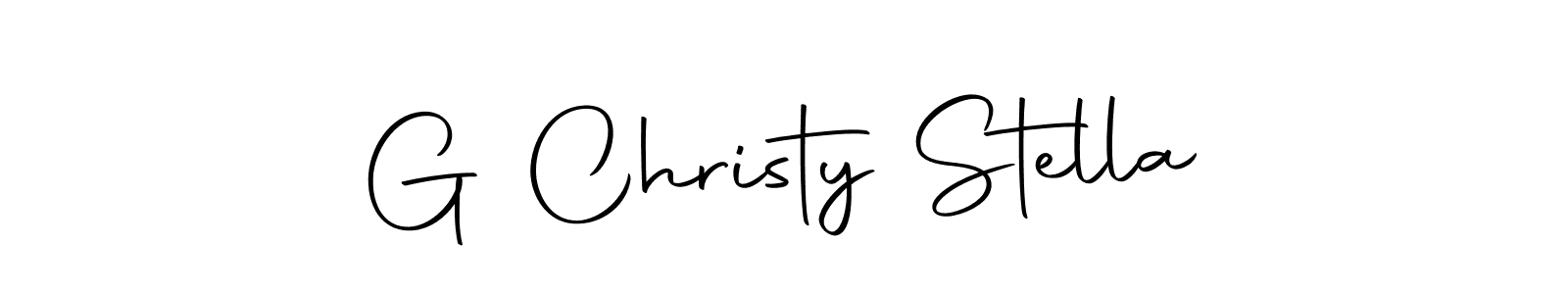 You should practise on your own different ways (Autography-DOLnW) to write your name (G Christy Stella) in signature. don't let someone else do it for you. G Christy Stella signature style 10 images and pictures png