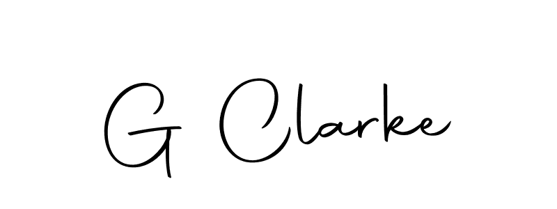 Make a beautiful signature design for name G Clarke. Use this online signature maker to create a handwritten signature for free. G Clarke signature style 10 images and pictures png