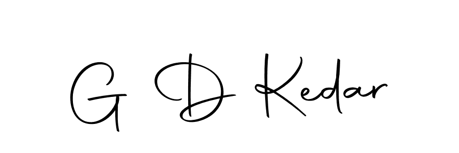 G D Kedar stylish signature style. Best Handwritten Sign (Autography-DOLnW) for my name. Handwritten Signature Collection Ideas for my name G D Kedar. G D Kedar signature style 10 images and pictures png