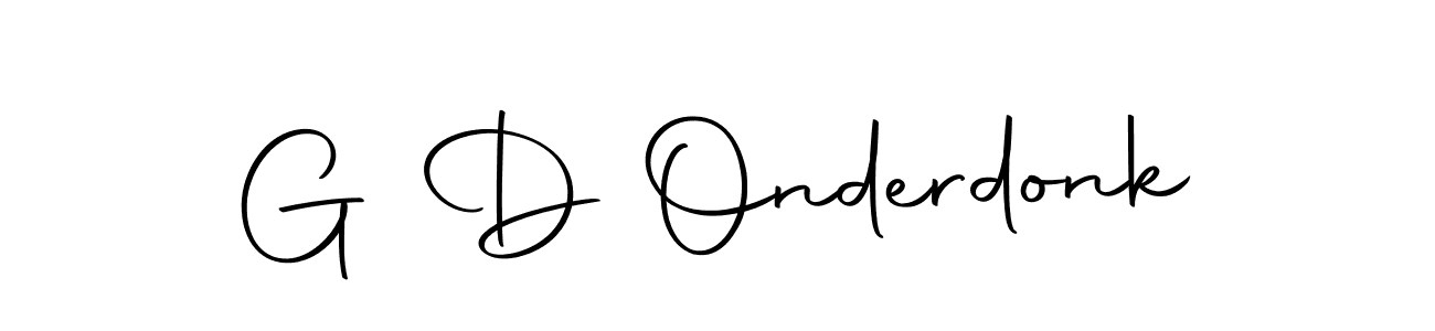 How to make G D Onderdonk signature? Autography-DOLnW is a professional autograph style. Create handwritten signature for G D Onderdonk name. G D Onderdonk signature style 10 images and pictures png