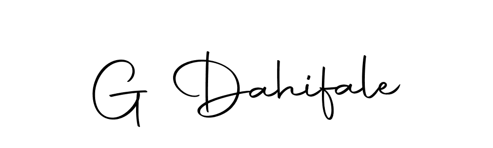 G Dahifale stylish signature style. Best Handwritten Sign (Autography-DOLnW) for my name. Handwritten Signature Collection Ideas for my name G Dahifale. G Dahifale signature style 10 images and pictures png