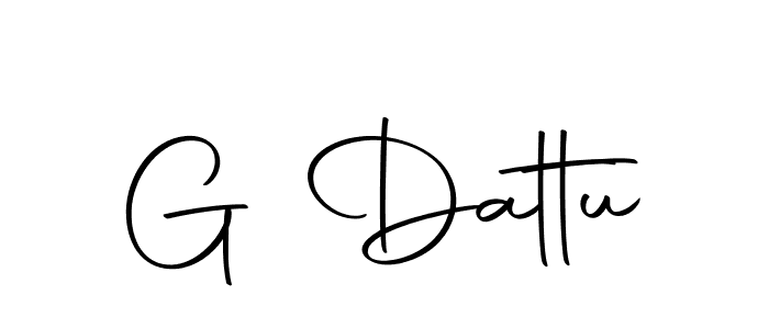 G Dattu stylish signature style. Best Handwritten Sign (Autography-DOLnW) for my name. Handwritten Signature Collection Ideas for my name G Dattu. G Dattu signature style 10 images and pictures png