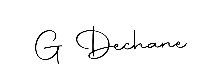 You can use this online signature creator to create a handwritten signature for the name G Dechane. This is the best online autograph maker. G Dechane signature style 10 images and pictures png