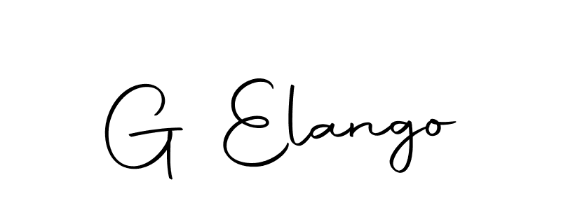 Make a beautiful signature design for name G Elango. Use this online signature maker to create a handwritten signature for free. G Elango signature style 10 images and pictures png