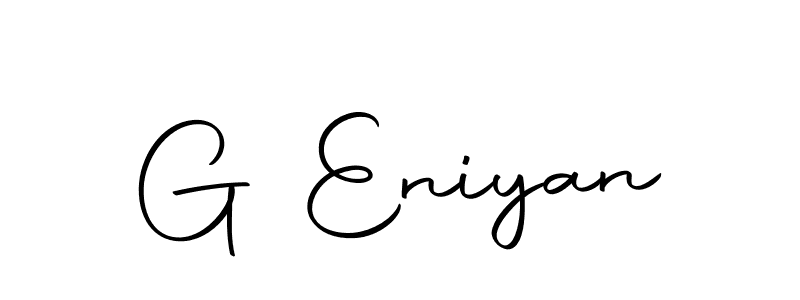 Similarly Autography-DOLnW is the best handwritten signature design. Signature creator online .You can use it as an online autograph creator for name G Eniyan. G Eniyan signature style 10 images and pictures png