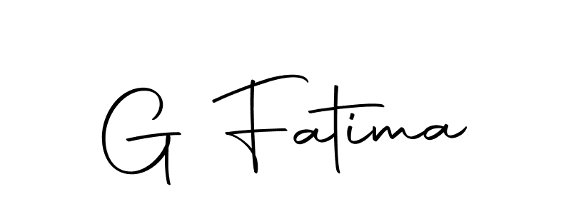 How to make G Fatima signature? Autography-DOLnW is a professional autograph style. Create handwritten signature for G Fatima name. G Fatima signature style 10 images and pictures png