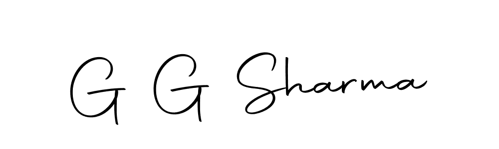 Design your own signature with our free online signature maker. With this signature software, you can create a handwritten (Autography-DOLnW) signature for name G G Sharma. G G Sharma signature style 10 images and pictures png