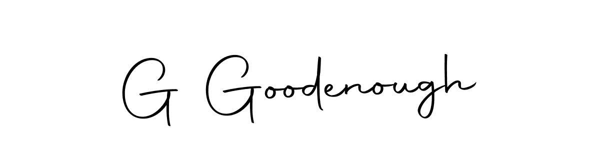 Design your own signature with our free online signature maker. With this signature software, you can create a handwritten (Autography-DOLnW) signature for name G Goodenough. G Goodenough signature style 10 images and pictures png