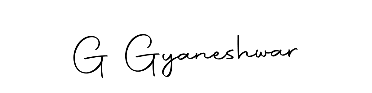 Make a beautiful signature design for name G Gyaneshwar. With this signature (Autography-DOLnW) style, you can create a handwritten signature for free. G Gyaneshwar signature style 10 images and pictures png