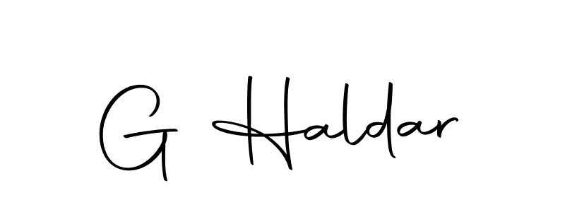 How to make G Haldar name signature. Use Autography-DOLnW style for creating short signs online. This is the latest handwritten sign. G Haldar signature style 10 images and pictures png