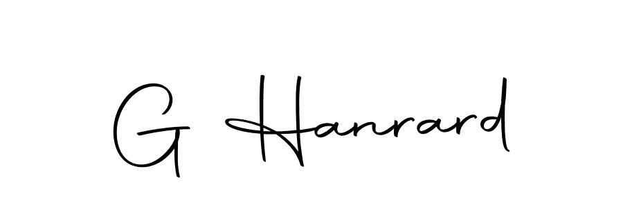 Create a beautiful signature design for name G Hanrard. With this signature (Autography-DOLnW) fonts, you can make a handwritten signature for free. G Hanrard signature style 10 images and pictures png