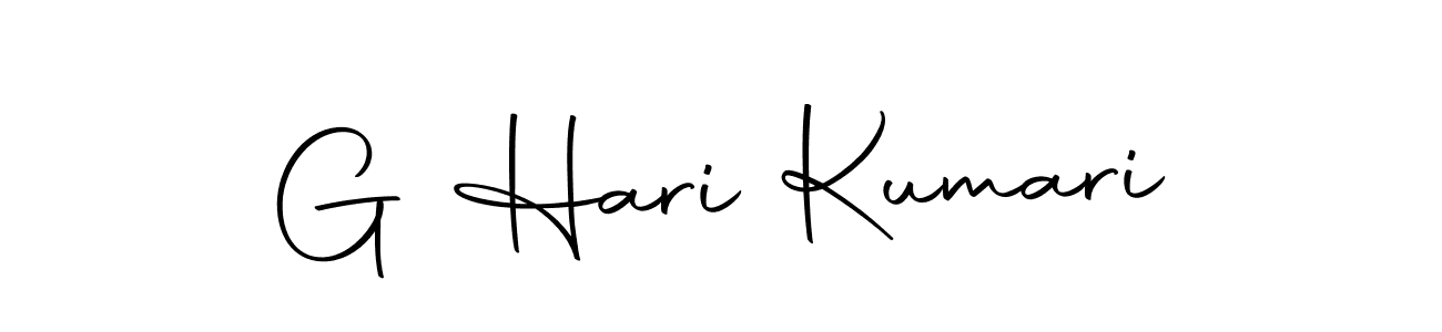 You should practise on your own different ways (Autography-DOLnW) to write your name (G Hari Kumari) in signature. don't let someone else do it for you. G Hari Kumari signature style 10 images and pictures png
