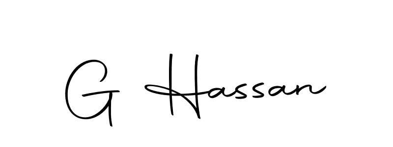 Make a beautiful signature design for name G Hassan. With this signature (Autography-DOLnW) style, you can create a handwritten signature for free. G Hassan signature style 10 images and pictures png