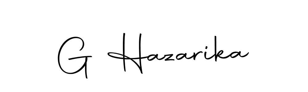 You should practise on your own different ways (Autography-DOLnW) to write your name (G Hazarika) in signature. don't let someone else do it for you. G Hazarika signature style 10 images and pictures png