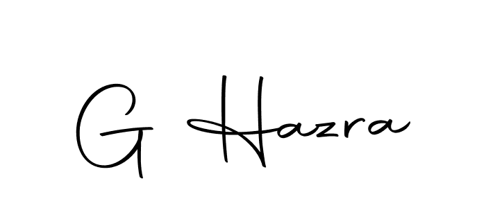 Also we have G Hazra name is the best signature style. Create professional handwritten signature collection using Autography-DOLnW autograph style. G Hazra signature style 10 images and pictures png