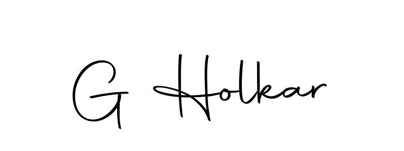 if you are searching for the best signature style for your name G Holkar. so please give up your signature search. here we have designed multiple signature styles  using Autography-DOLnW. G Holkar signature style 10 images and pictures png