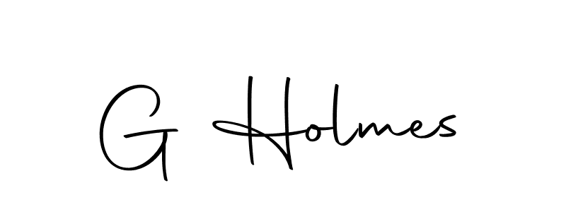 G Holmes stylish signature style. Best Handwritten Sign (Autography-DOLnW) for my name. Handwritten Signature Collection Ideas for my name G Holmes. G Holmes signature style 10 images and pictures png