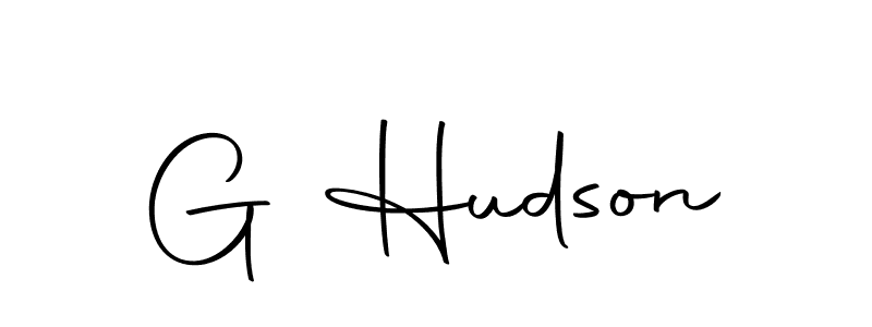 G Hudson stylish signature style. Best Handwritten Sign (Autography-DOLnW) for my name. Handwritten Signature Collection Ideas for my name G Hudson. G Hudson signature style 10 images and pictures png