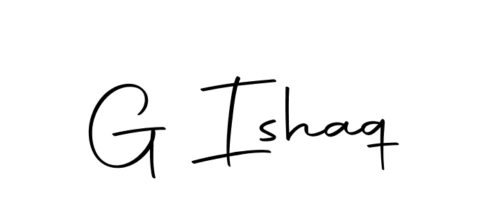 How to make G Ishaq signature? Autography-DOLnW is a professional autograph style. Create handwritten signature for G Ishaq name. G Ishaq signature style 10 images and pictures png