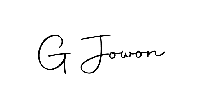 Make a short G Jowon signature style. Manage your documents anywhere anytime using Autography-DOLnW. Create and add eSignatures, submit forms, share and send files easily. G Jowon signature style 10 images and pictures png