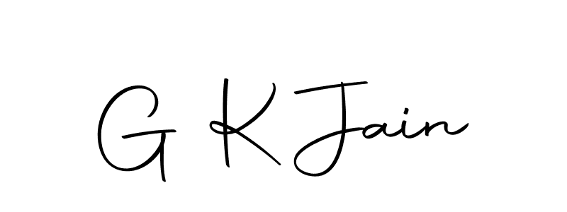 Design your own signature with our free online signature maker. With this signature software, you can create a handwritten (Autography-DOLnW) signature for name G K Jain. G K Jain signature style 10 images and pictures png