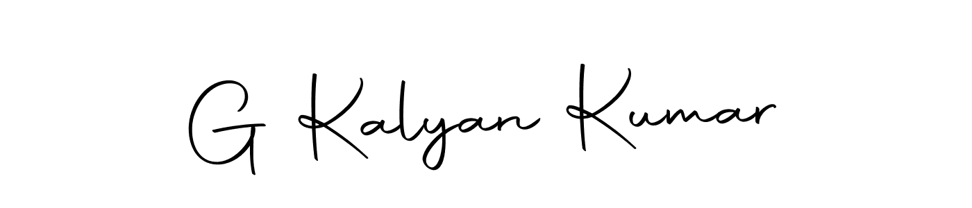 How to make G Kalyan Kumar name signature. Use Autography-DOLnW style for creating short signs online. This is the latest handwritten sign. G Kalyan Kumar signature style 10 images and pictures png