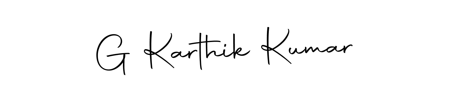 Autography-DOLnW is a professional signature style that is perfect for those who want to add a touch of class to their signature. It is also a great choice for those who want to make their signature more unique. Get G Karthik Kumar name to fancy signature for free. G Karthik Kumar signature style 10 images and pictures png