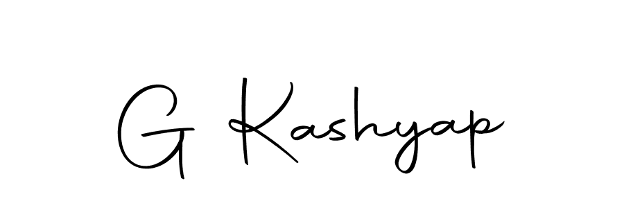 Make a beautiful signature design for name G Kashyap. With this signature (Autography-DOLnW) style, you can create a handwritten signature for free. G Kashyap signature style 10 images and pictures png