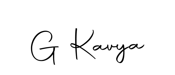 Create a beautiful signature design for name G Kavya. With this signature (Autography-DOLnW) fonts, you can make a handwritten signature for free. G Kavya signature style 10 images and pictures png