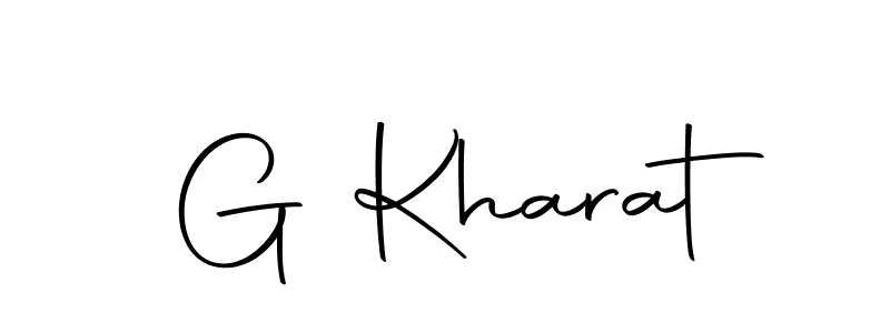 The best way (Autography-DOLnW) to make a short signature is to pick only two or three words in your name. The name G Kharat include a total of six letters. For converting this name. G Kharat signature style 10 images and pictures png