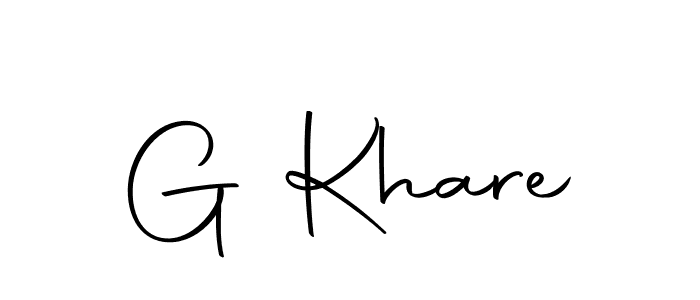 How to make G Khare signature? Autography-DOLnW is a professional autograph style. Create handwritten signature for G Khare name. G Khare signature style 10 images and pictures png