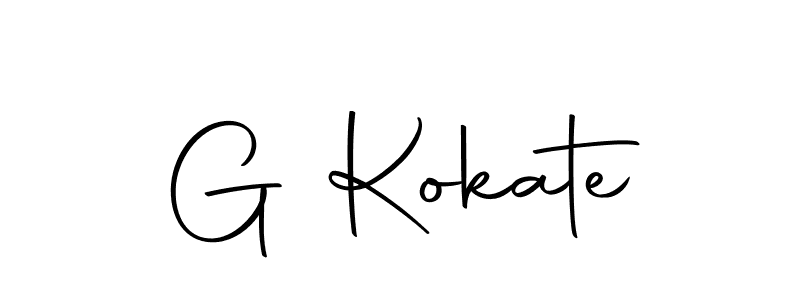 if you are searching for the best signature style for your name G Kokate. so please give up your signature search. here we have designed multiple signature styles  using Autography-DOLnW. G Kokate signature style 10 images and pictures png