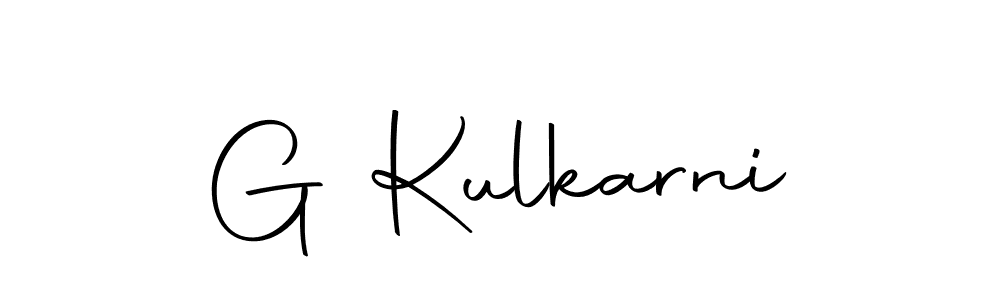 Also we have G Kulkarni name is the best signature style. Create professional handwritten signature collection using Autography-DOLnW autograph style. G Kulkarni signature style 10 images and pictures png