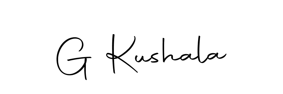 if you are searching for the best signature style for your name G Kushala. so please give up your signature search. here we have designed multiple signature styles  using Autography-DOLnW. G Kushala signature style 10 images and pictures png