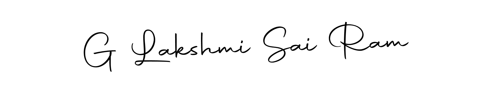 How to make G Lakshmi Sai Ram signature? Autography-DOLnW is a professional autograph style. Create handwritten signature for G Lakshmi Sai Ram name. G Lakshmi Sai Ram signature style 10 images and pictures png