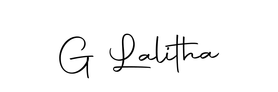How to make G Lalitha signature? Autography-DOLnW is a professional autograph style. Create handwritten signature for G Lalitha name. G Lalitha signature style 10 images and pictures png