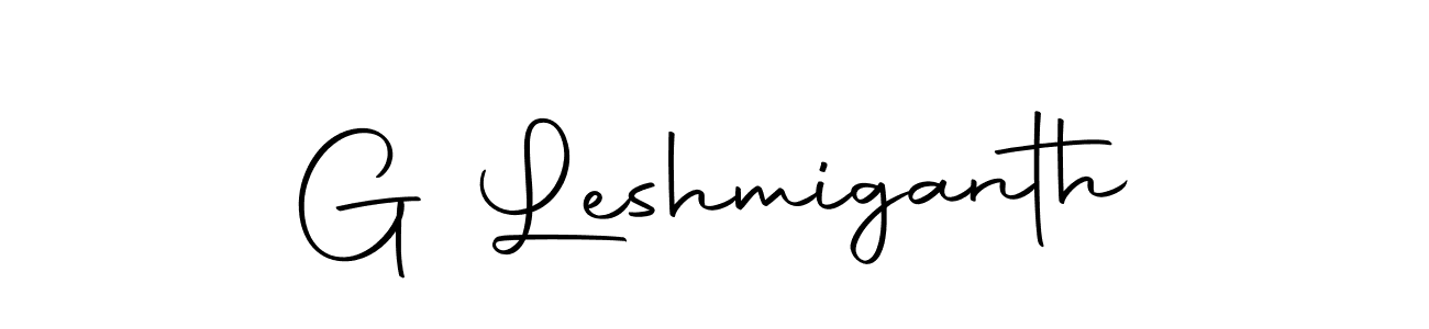 Create a beautiful signature design for name G Leshmiganth. With this signature (Autography-DOLnW) fonts, you can make a handwritten signature for free. G Leshmiganth signature style 10 images and pictures png