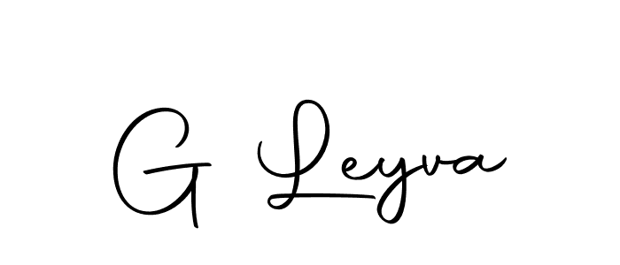 Make a beautiful signature design for name G Leyva. With this signature (Autography-DOLnW) style, you can create a handwritten signature for free. G Leyva signature style 10 images and pictures png
