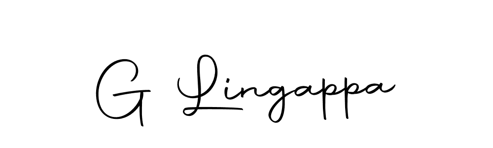 Design your own signature with our free online signature maker. With this signature software, you can create a handwritten (Autography-DOLnW) signature for name G Lingappa. G Lingappa signature style 10 images and pictures png