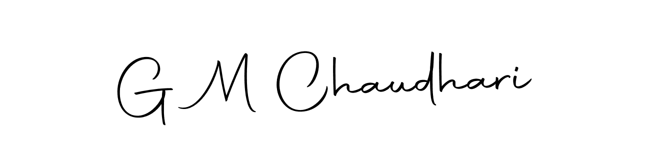 You can use this online signature creator to create a handwritten signature for the name G M Chaudhari. This is the best online autograph maker. G M Chaudhari signature style 10 images and pictures png