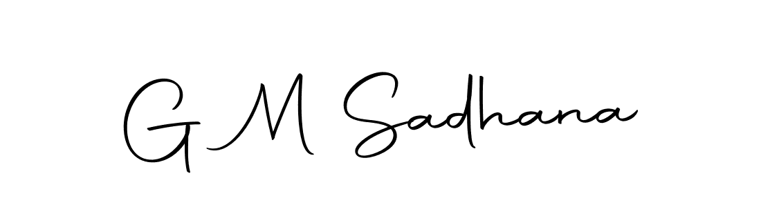 Make a beautiful signature design for name G M Sadhana. Use this online signature maker to create a handwritten signature for free. G M Sadhana signature style 10 images and pictures png
