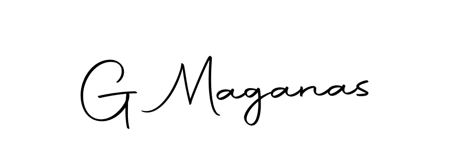 Use a signature maker to create a handwritten signature online. With this signature software, you can design (Autography-DOLnW) your own signature for name G Maganas. G Maganas signature style 10 images and pictures png