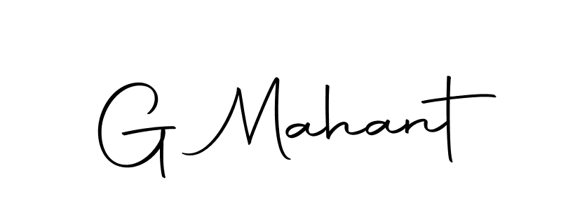How to make G Mahant signature? Autography-DOLnW is a professional autograph style. Create handwritten signature for G Mahant name. G Mahant signature style 10 images and pictures png