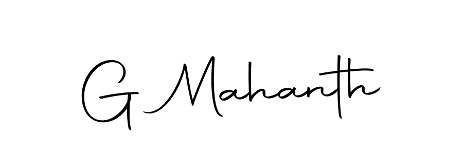 G Mahanth stylish signature style. Best Handwritten Sign (Autography-DOLnW) for my name. Handwritten Signature Collection Ideas for my name G Mahanth. G Mahanth signature style 10 images and pictures png