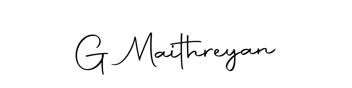How to make G Maithreyan signature? Autography-DOLnW is a professional autograph style. Create handwritten signature for G Maithreyan name. G Maithreyan signature style 10 images and pictures png